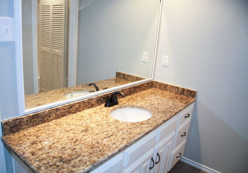 Bathroom Vanity with Granite Finish